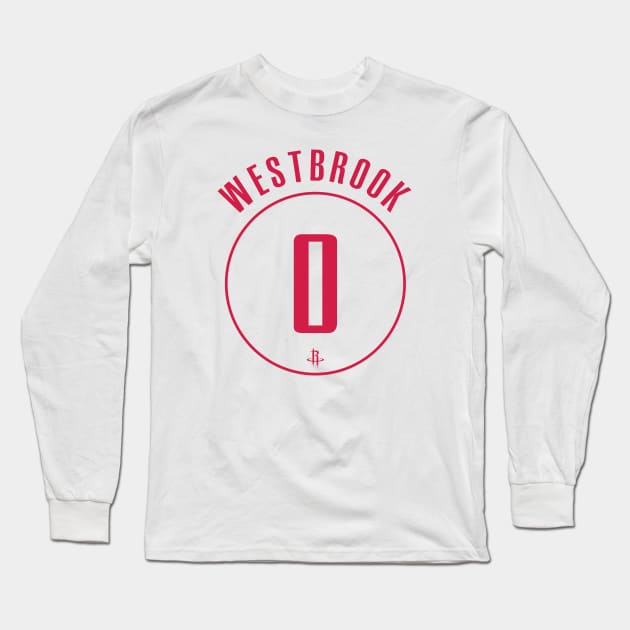 Russell Westbrook Name and Number Long Sleeve T-Shirt by Legendary